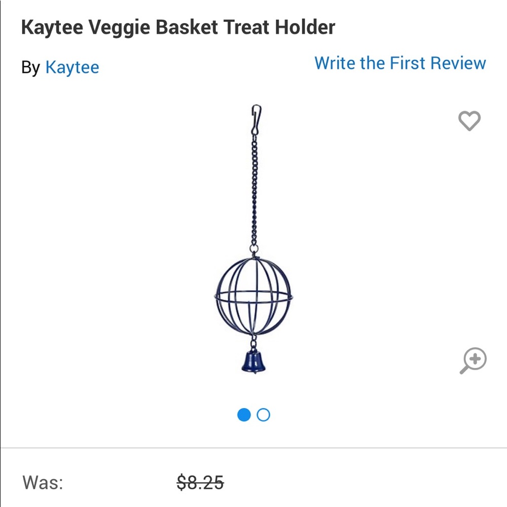 Kaytee Small Animal Treat Holder in Green